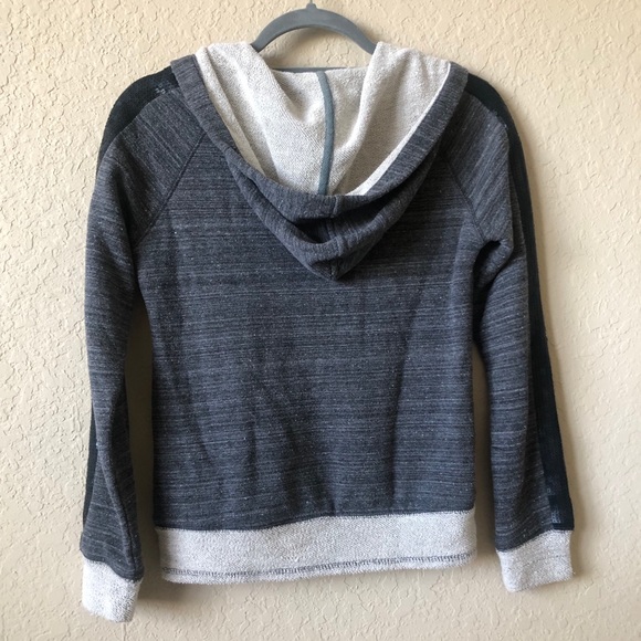 Miss Me Grey Hooded Zippered Jacket - Picture 2 of 6